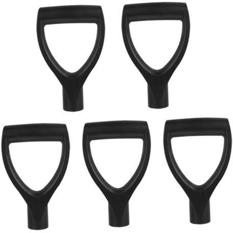 Uonlytech 5pezzi Maniglie Per Pala Da Neve Plastica Impugnatura Ergonomica Per Attrezzi Da Giardino e Neve Facile Installare e Confortevole Manici Resistenti e Leggeri