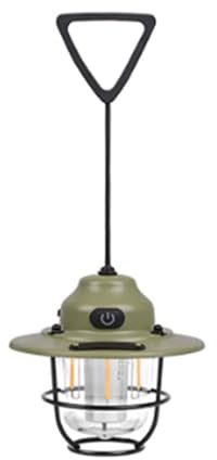 WATERBELINE Lanterne da campeggio, a tenuta stagna, lampada da campeggio ricaricabile, lampada da appendere con 4 modalità di illuminazione