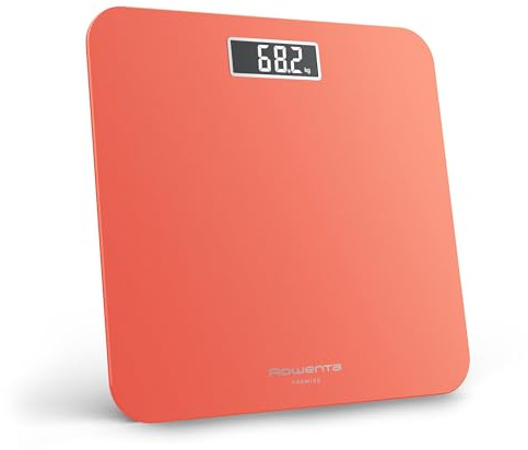 Rowenta Premiss 2.0, Bilancia da Bagno con Display LCD Facile da Leggere, Capacità 160Kg, Design Moderno e Funzioni Intelligenti, Auto Accensione e Spegnimento Automatico, Colore Scenario, BS1803V0