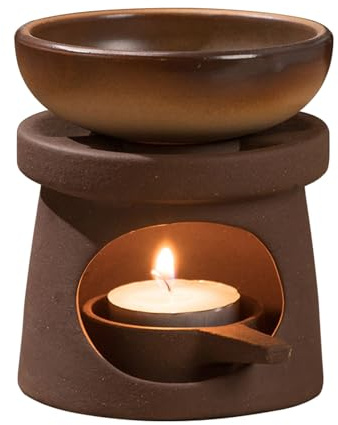Grande Capacità Bruciatori Olio Essenziale Fusione Profumato Diffusore E Tealight Holder Set Per Home Office Decors Wax Melter