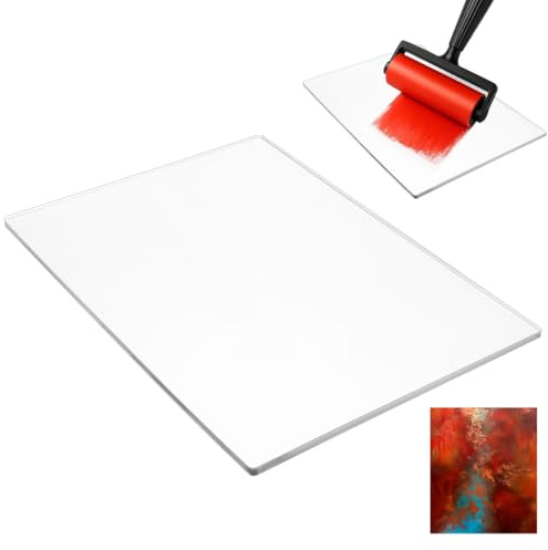Gadpiparty Piastra in gel riutilizzabile A3 per stampa e monoprinting flessibile per stampa in gel 40 x 28 cm per ragazzi e ragazze e hobbisti, strumento di stampa fai da te per progetti creativi