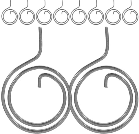LALAFINA Lot de 10 Ressorts de Verrouillage en Fer pour Poignée de Chambre Ressorts de Noyau de Serrure pour Porte de Sécurité et Porte de Grange Kit de Remplacement Polyvalent