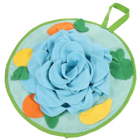 FRCOLOR Interaktive Hamster Schnüffelmatte aus Polyester Futtermatte für Kaninchen und Kleine Haustiere Indoor zur Futtersuche und Bewegung