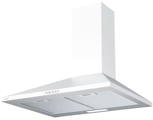 Campana decorativa - CATA VK-6000 WH, 3 velocidades, 455 m³/h, 60 cm, Blanco