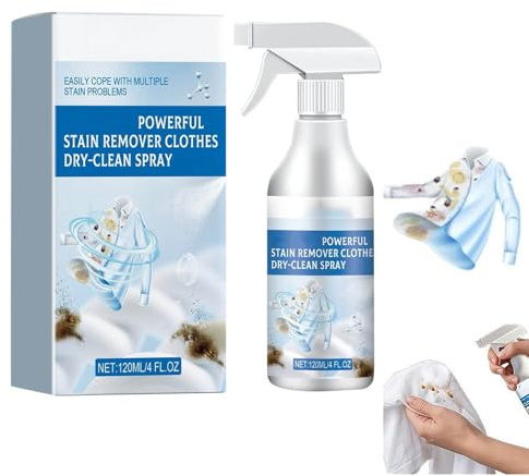 Nicht-ionischer Emulgator zur Fleckenentfernung in der Wäsche,Emulgator Fleckenentferner Spray,Fleckenentferner für die Wäsche,leistungsstarker Fleckenentferner schonend zu den meisten Stoffen (1PC)