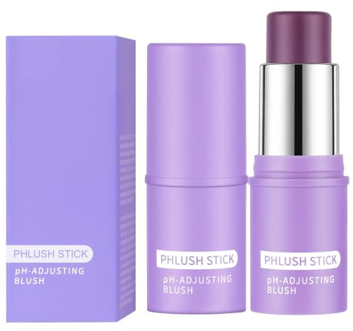 LOPHE Cream Blush Stick, pH-Activated Color Changing Multi-Use Tinted Blush Stick for Cheeks, Lips & Eyes, Hydrating Long-Lasting Natural Glow Makeup