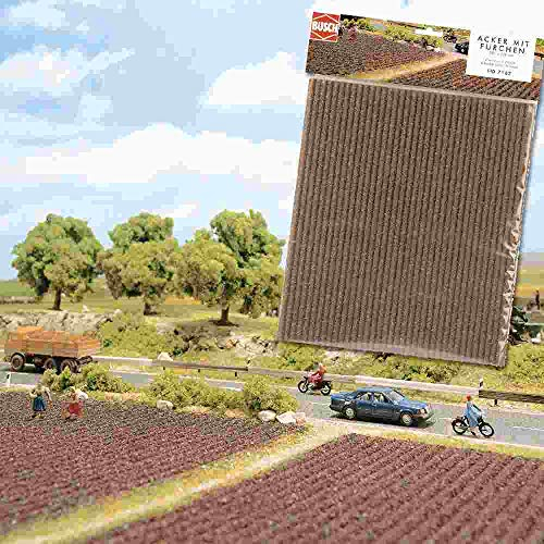 Busch 7182 H0 Acker Mit Furchen