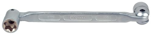 KS Tools 517.0332 CLASSIC TX-E-Doppel-Gelenkschlüssel, E10xE12