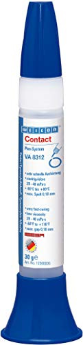 WEICON Contact VA 8312 Cyanacrylat-Klebstoff 30 g farblos | Sekundenkleber für Gummi & Kunststoff