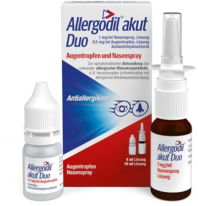 Allergodil akut duo Augentropfen und Nasenspray, 1 St. Kombipackung
