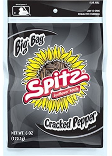 Spitz, Sunflower Seeds, Cracked Pepper, 6 Ounce