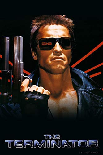 The Terminator Poster Official Movie Merch Arnold Schwarzenegger Posters Film 1984 Cool Wall Art Print Poster 24x36