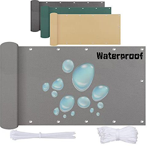 Brise Vue Pas Cher 85x1450cm, Polyester Protection Visuelle Diverses Tailles Au Choix pour Balcon Jardin