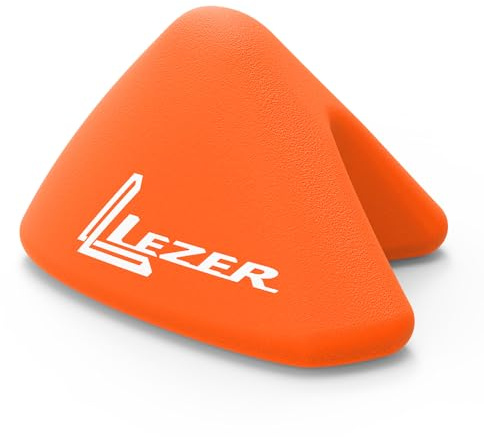 LEZER Trigger Massage Point, Manual Massage Ball, Hip Hook, Muscle Knot Release Tool, Deep Tissue Relief, Hip Flexor Iliacus Back Psoas Hand Foot Myofascial, Physical Therapy, 7.4 x 5.3 cm（Orange）