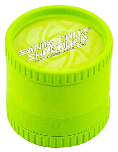 Santa Cruz Shredder Herb and Spice Grinder Made in USA (Lime Green)