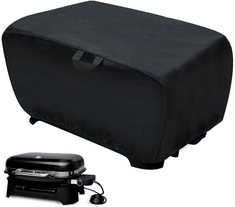 BMMXBI Grillabdeckung für Weber Lumin Compact Outdoor Elektrogrill, 600D Heavy-Duty wasserdichte BBQ-Abdeckungen Zubehör