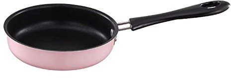 FytStycale Padella Antiaderente con Manico Lungo per Piano Cottura a Induzione RV Travel Kitchen, Rosa