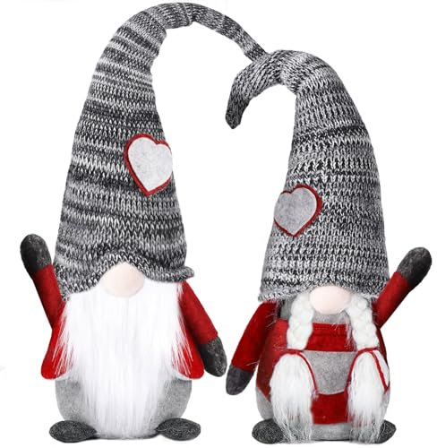 NLMWTI Weihnachtswichtel 2er, Weihnachts Wichtel GNOME Weihnachten Weihnachtszwerg 50cm, Weihnachtsdekoration, Wichtel Figuren Weihnachten Dekoration Weihnachtsdeko Christmas