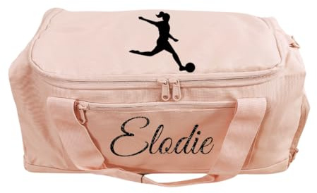 La Fabrique d'EC Sac de Sport Multi Sports personnalisé avec Motif Foot/Basket/Handball/Judo/Tennis + Prénom