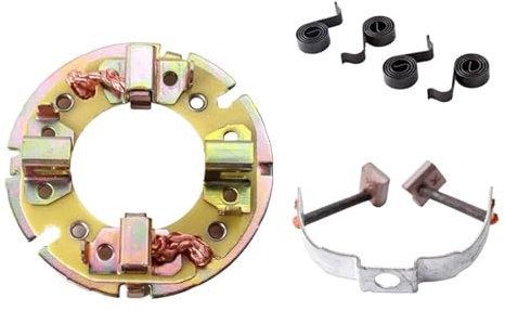 Motor De Arranque Generador 1 Juego Soporte Soporte para Escobillas Carbón Arranque Motocicleta para Ciclomotor, Scooter, ATV, Moto De Cross CG125 CG150