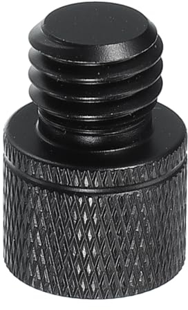 PATIKIL Adattatore Vite Treppiede 1/4 Femmina a M12 Maschio, Vite per Microfono Vite Fotocamera Convertitore a Doppia Testa per Supporto Microfono Accessori Braccio Magico