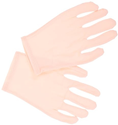 ABOOFAN Guanti Idratanti per Mani in Fibra di Bamboo e Cotone Effetto Elasticizzato, per Terapia di Bellezza e Cura Notturna della Pelle