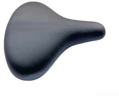 Asiento ergonómico para bicicleta para transmisión por correa, magnético para interiores, plástico negro, contorneado, cómodo, cojín compacto, soporta hasta 200 libras para reemplazo de ciclismo