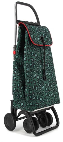 Carro Rolser I-MAX Wild 4 Ruedas 2 Giratorias Plegable - Verde