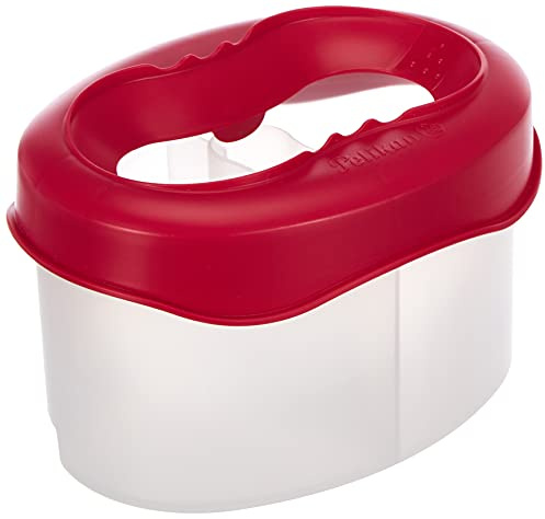 Pelikan Wasserbecher Space+, Magenta, Pinselbecher mit 2 Wasserkammern, stabil und kippsicher, 800327