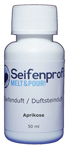 Seifenprofis 50 ml Seifenduft (Aprikose) Duftöl zur Seifenherstellung 100% vegan biologisch Badebomben Kerzenduft Raumduft Seifengießen