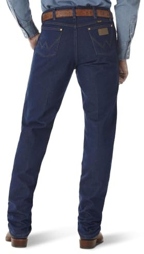 Wrangler Men's 13MWZ Cowboy Cut Original Fit Jean, Prewashed Indigo, 33W x 34L