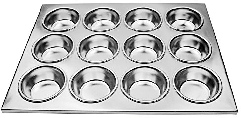 New Star Foodservice 535504 Commercial Grade Aluminum 12-Cup Muffin Pan