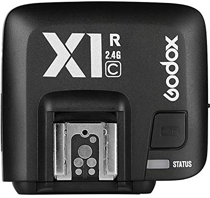 Godox X1R-C 2.4G TTL Wireless Flash Trigger Receiver High Speed Sync HSS 1/8000s for Canon Cameras Flash Speedlite (X1R-C Receiver Only)
