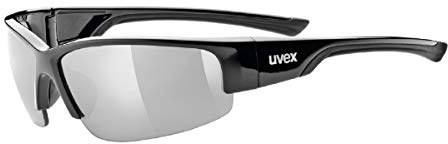 uvex sportstyle 215 - sportglasögon för dam och herr - speglande - tryckfri bärkomfort & perfekt passning - grey matt/ltm. silver - one size