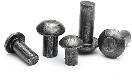 Remaches sólidos de cabeza de hierro y semi-redondas, M3M4M5M6M8M10M12M14M16, 1kg-16 * 30 * 1kg