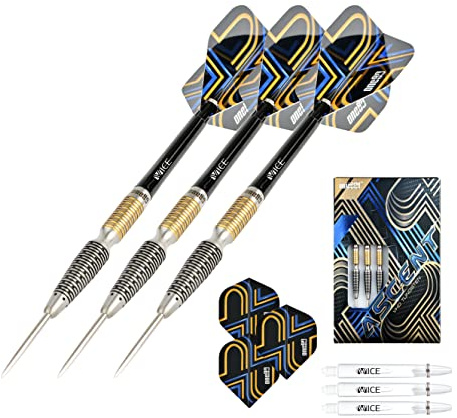 ONE80 Ascent Steeltip Darts 90% Tungsten – Erlebe präzises Werfen, herausragende Kontrolle und Premium-Qualität für ambitionierte Dartspieler Steeldarts Dartpfeile