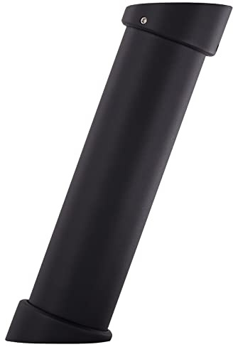 2 Stück SOTECH Barkonsolen schräg 21° Ø 50 mm schwarz Höhe 200 mm | Thekenfuß Bar Konsole Tresenfuß