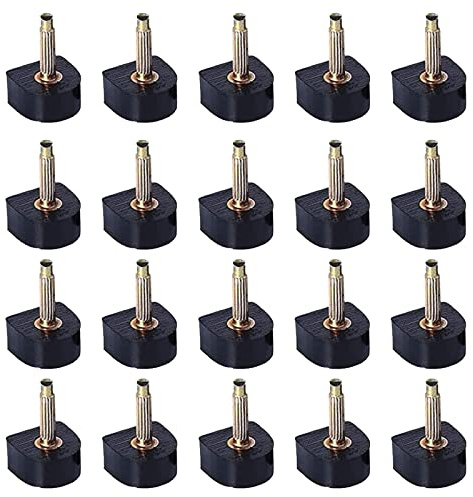 Embouts à Talon Remplacement, Clou Talon Chevilles de Rechange pour Chaussures à Talons Hauts, Plaques de Talon Embouts à Talon Remplacement Talon pour Femmes Chaussures Talons, U 10 x 10 mm,10 Paires