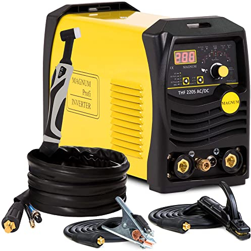ALLWELD MAGNUM THF 220S AC/DC Schweißgerät WIG AC/DC MMA 230V 50Hz 5-200A, Set zum Auswählen:Solo