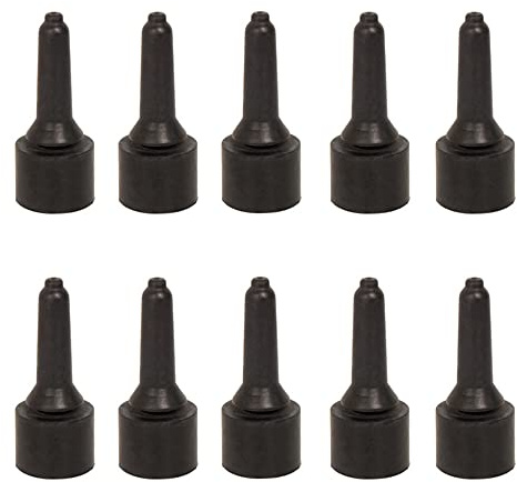 10 Stück Milchtrink Nippel Aufzuchtflasche Nippel aus weichem Gummi Saugerfutter Milch Fläschchen Nippel für Welpen, Katzen, Kälber, Kaninchen, Lämmer, Schafe, Fohlen Nutztier [MP73H]