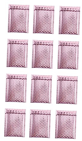 Ciieeo Gepolsterte Versandumschläge 15x20cm Rosa Mit Aluminiumfolie Stoßfest Und Widerstandsfähig Für Versand Und Schutz Empfindlicher Gegenstände