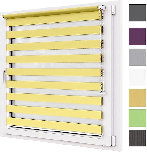 Verdunkelungsrollo Thermorollo 50x300cm Sonnenschutz und Sichtschutz, Tragbare Reise Verdunkelungsrollo inkl. Montagematerial, für Fenster, Beige