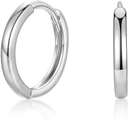 MASOP Ohrringe Silber,Creolen Silber 925 Stecker 8/10/12mm Damen Frauen Mädchen Herren