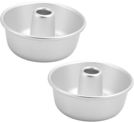 Amosfun 2pcs Savarin Mould Baking Mold Cake Donut Maker Non-Stick Heat Conductive Easy Clean