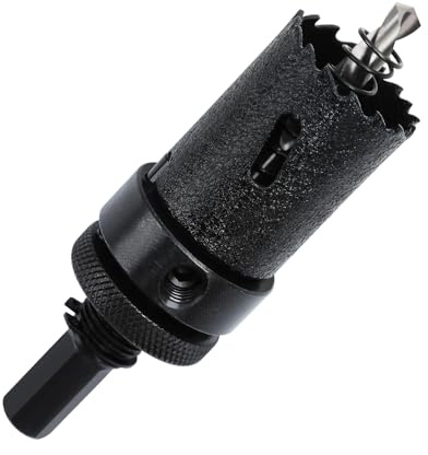 HSAWBIT HSS Bimetall-Lochsäge, 35 mm, M42, schneller Schnitt, extra Kobalt-Lochschneider, 45 mm Schnitttiefe, für Edelstahl, Baublech, Holz, Kunststoff, verschiedene Materialien
