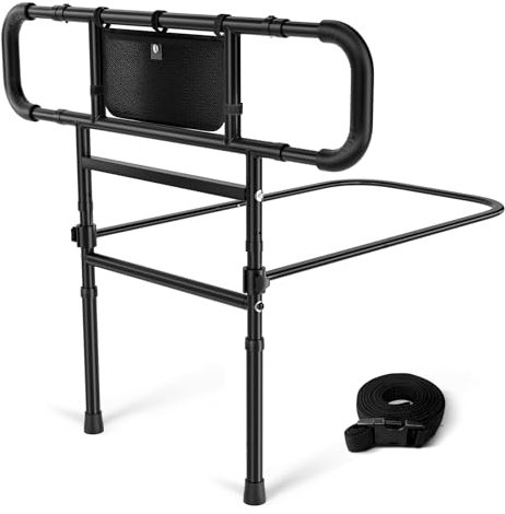 FORTEMOTUS Aufstehhilfe Bett mit Bettgriff für Senioren, Matratzendicke 9 cm-19 cm