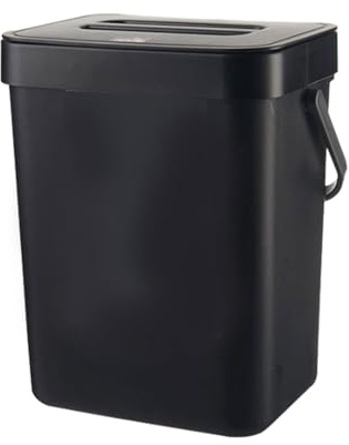 Pattumiera – Cestino per la spazzatura | Contenitore per rifiuti alimentari | sotto lavello Compost Binns | secchio interno | grande capacità con coperchio e manico stabile moderno