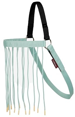 LeMieux Fliegenfransen - Verwendung mit oder ohne Zaumzeug oder Halfter - Silikon-Tauchenden - Aqua - Pony