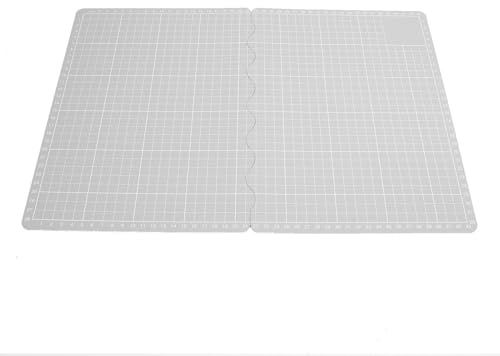 DANAIXZ Tapis de découpe pliable format A3 A4 en PVC souple planche à découper rotative auto-cicatrisante pour la couture, le matelassage, l'artisanat, la construction de modèles,