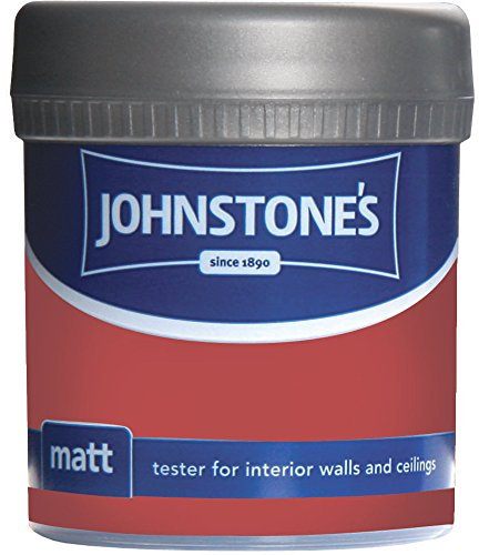 Johnstones No Ordinary Paint Water Based Interior Vinyl Matt Emulsion Rich Red 75ml